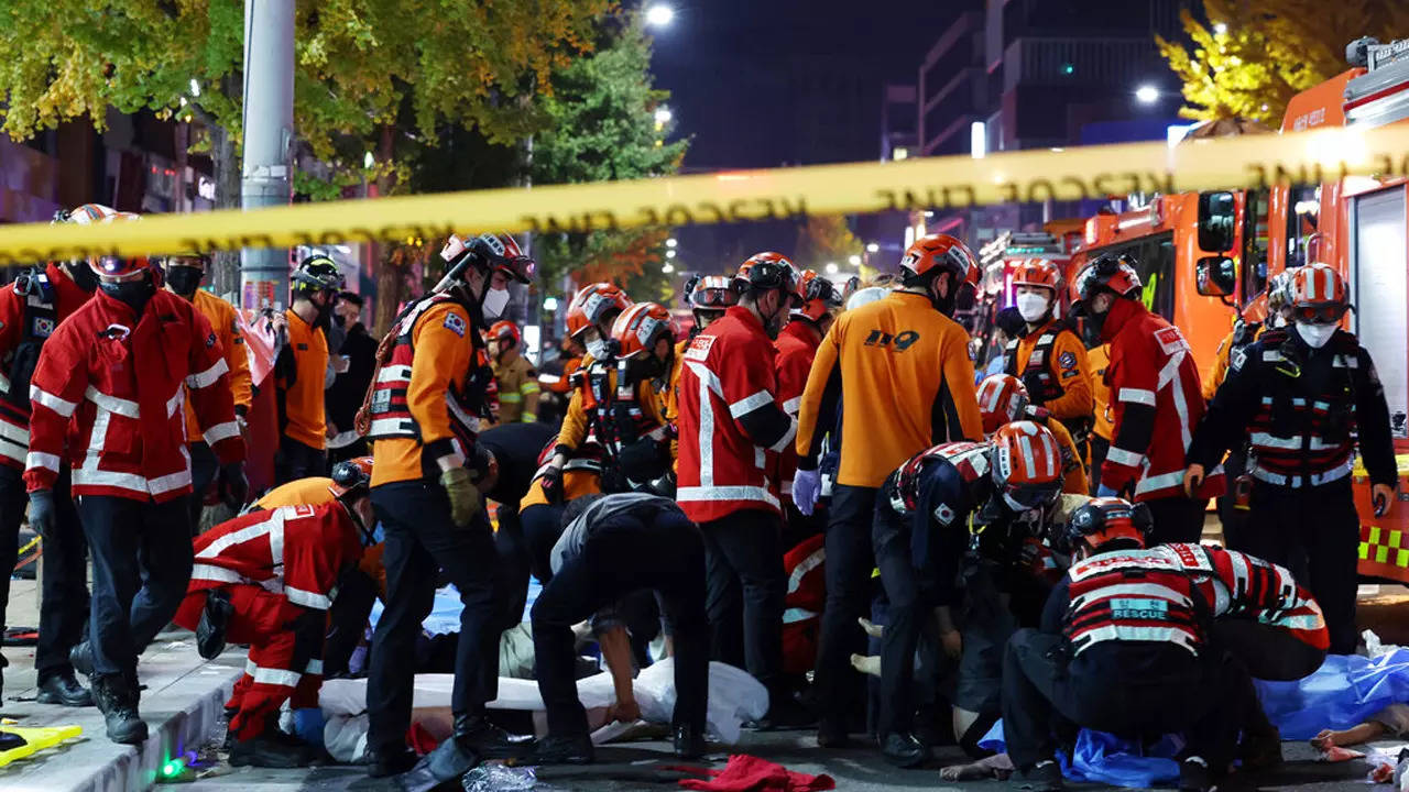 Stampede at Halloween Party in Seoul