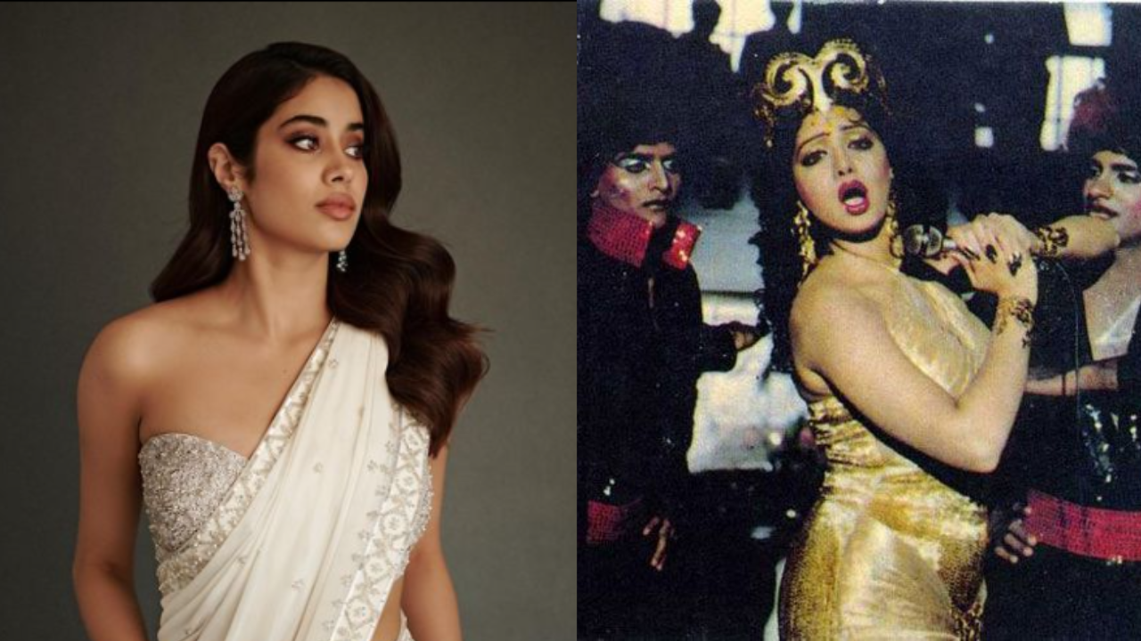 Janhvi Kapoor and Sridevi