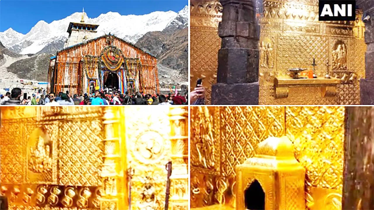 Gold-Adorned Kedarnath temple security