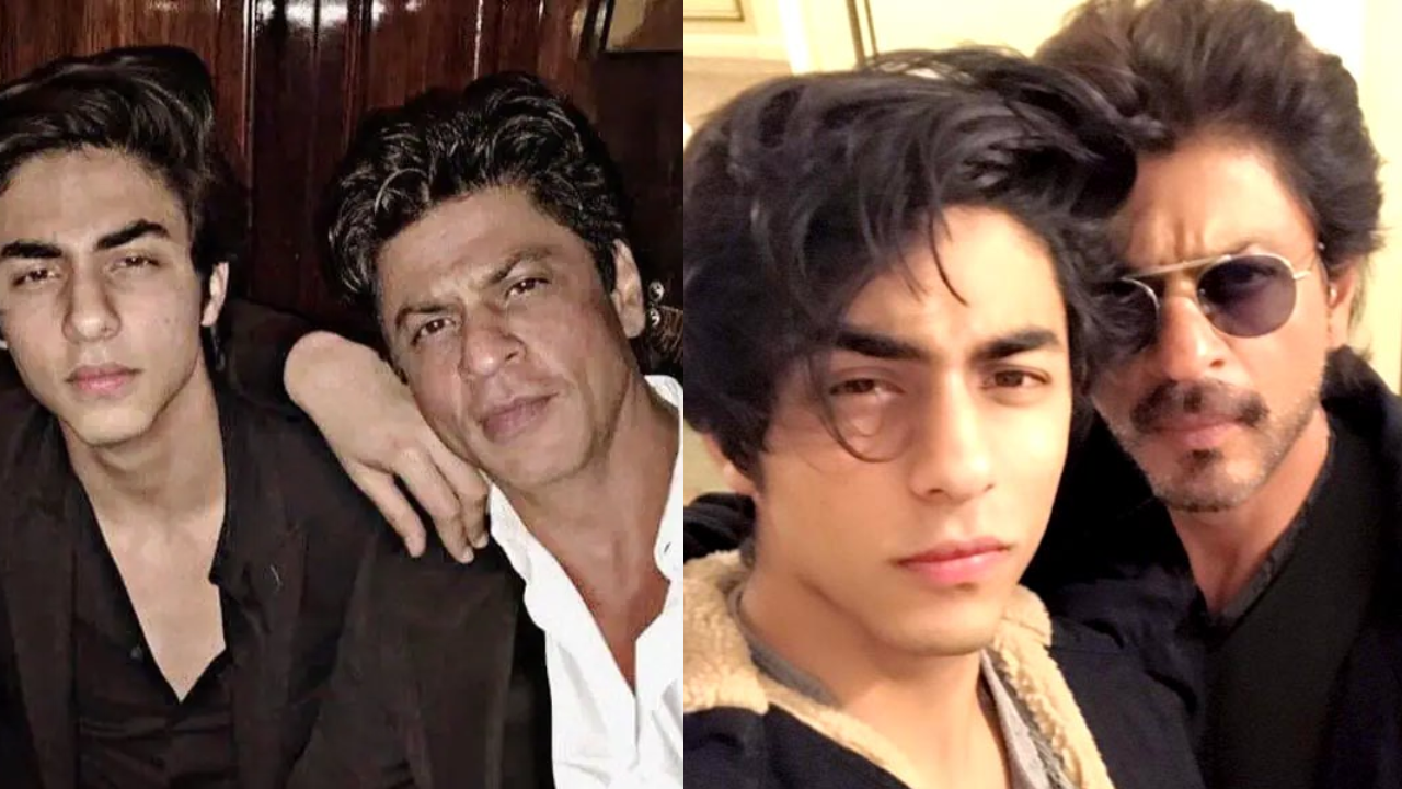 Aryan Khan and Shah Rukh Khan