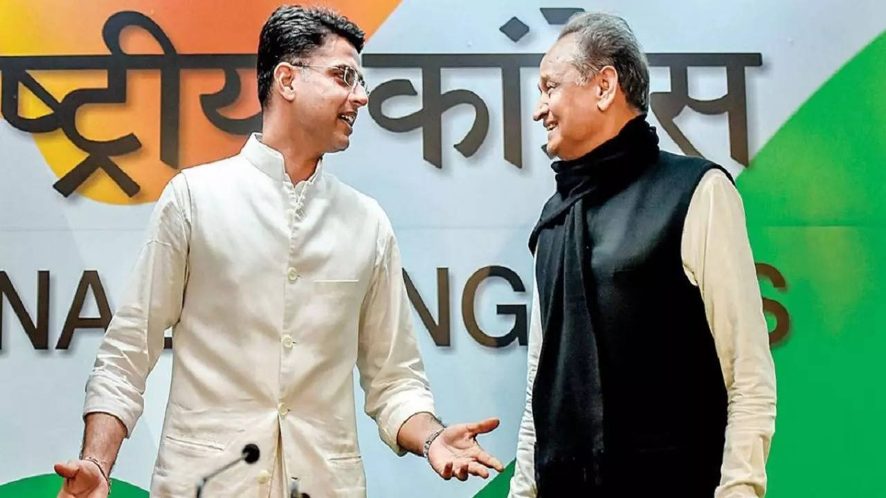 Sachin Pilot and Ashok Gehlot