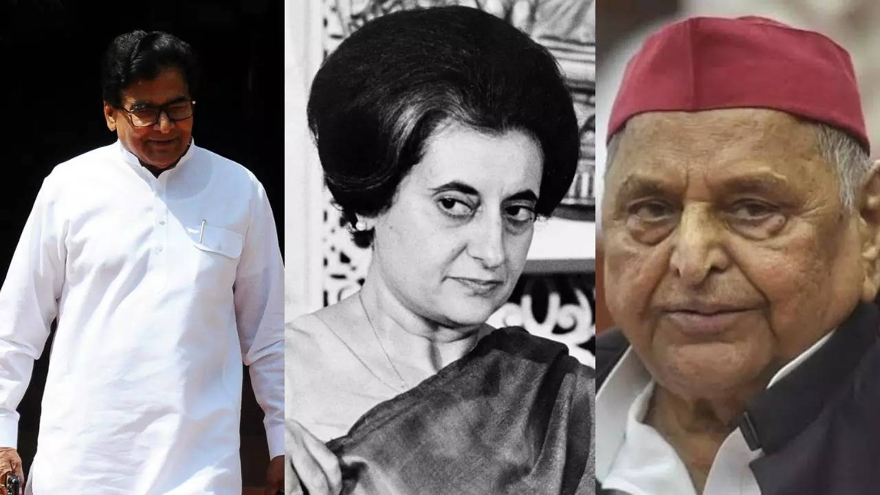 indira gandhi mulayam singh yadav