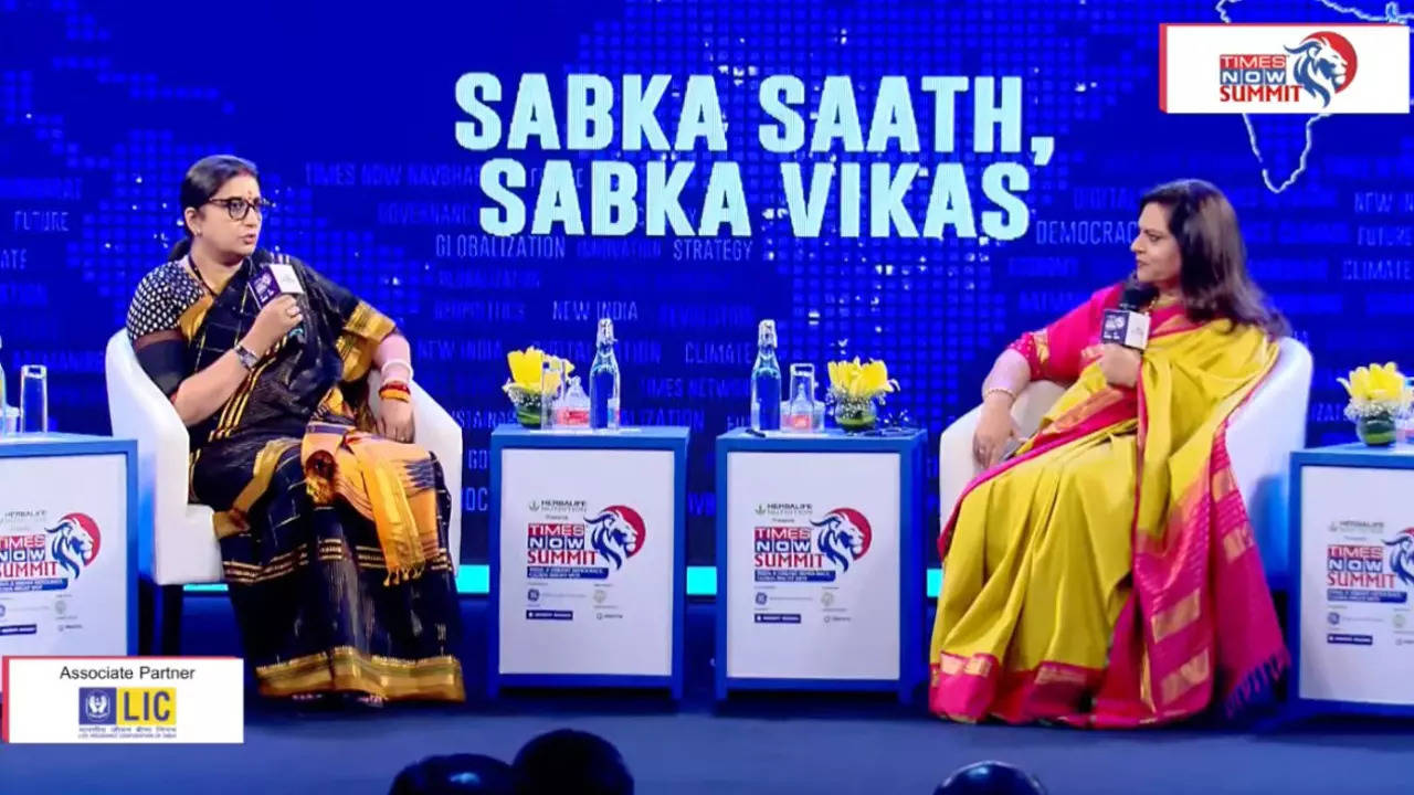 Smriti Irani at Times Now Summit 2022