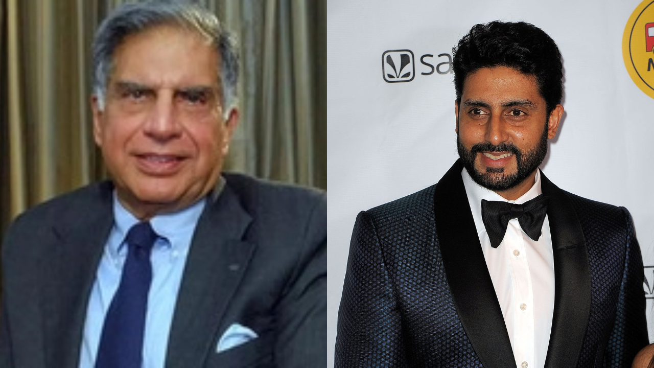 Ratan Tata and Abhishek Bachchan