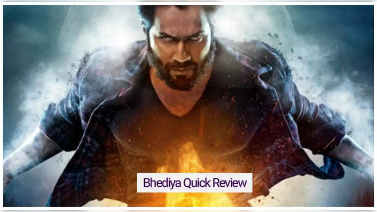 Bhediya Quick Movie Review: वरुण धवन-कृति सेनन की शानदार परफॉर्मेंस को मिला दिलचस्प कहानी का साथ