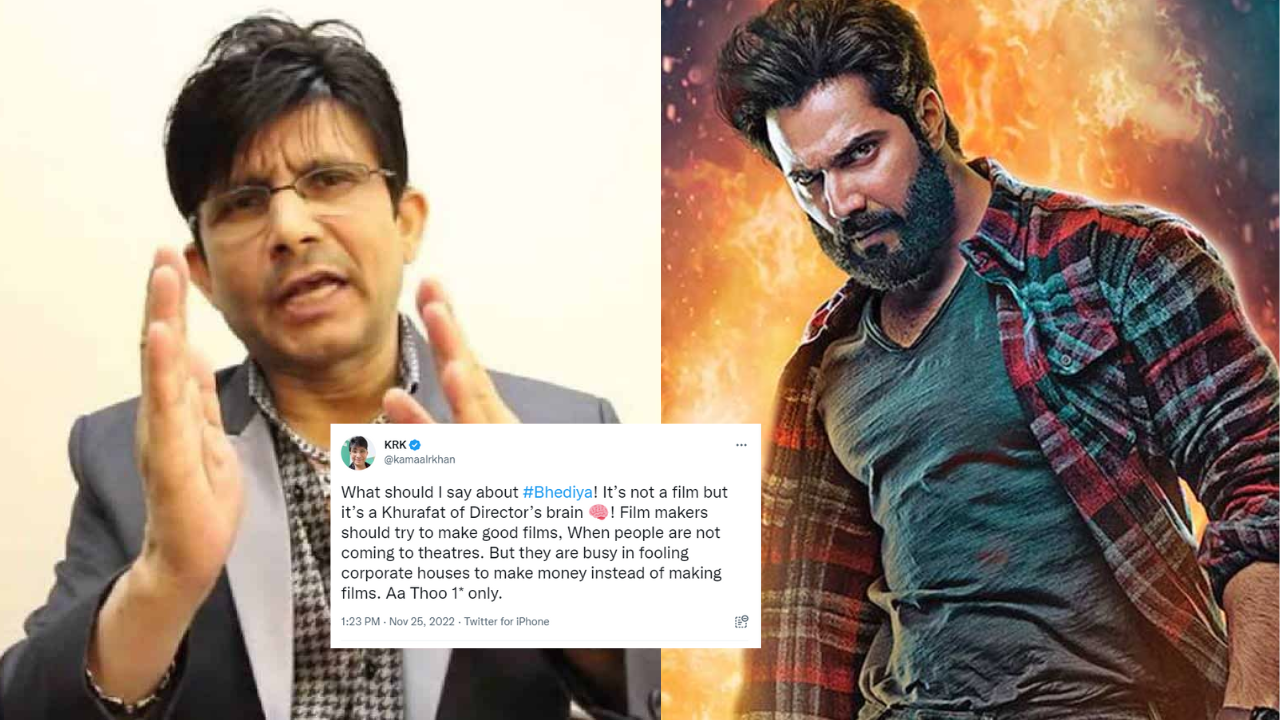 KRK on Varun Dhawan Film Bhediya