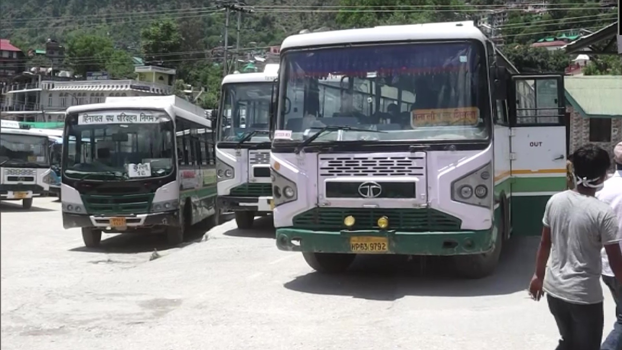 Himachal Roadways bus