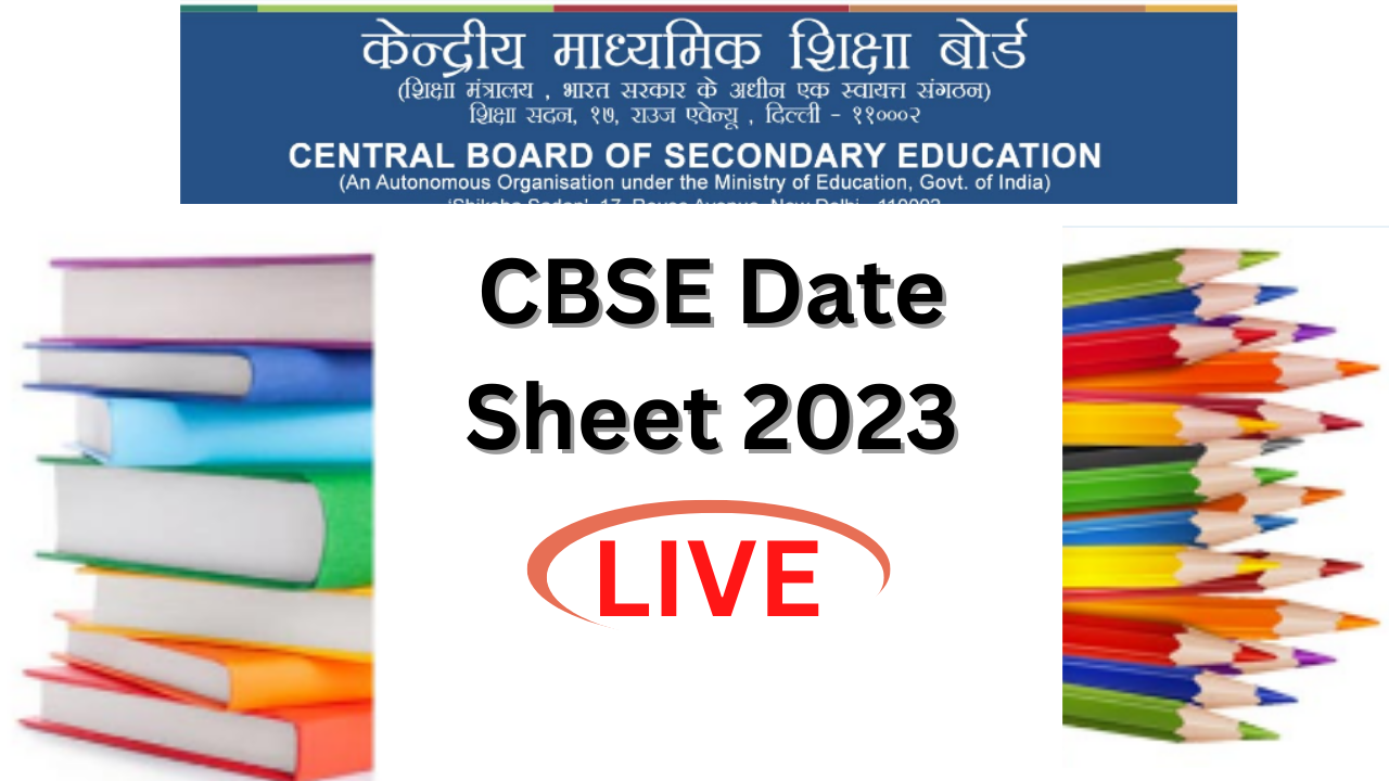 CBSE Board Class 10th, 12th Exam Date Sheet 2022 : CBSE Exam Time Table ...