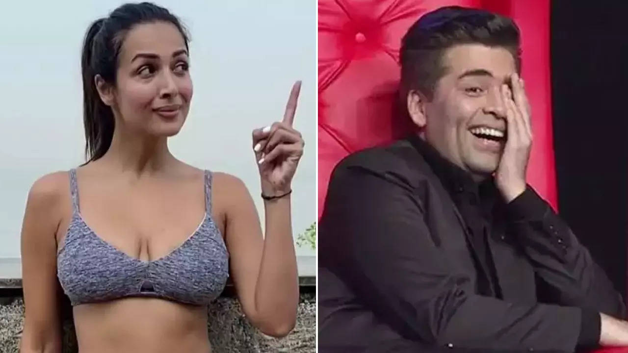 malaika arora and karan johar