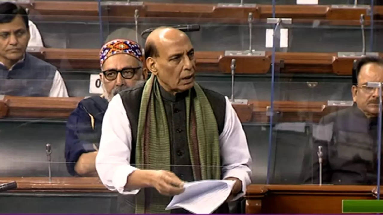 rajnath singh parliament