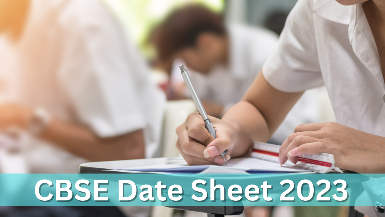 CBSE Date Sheet 2023 releasing on cbse gov in