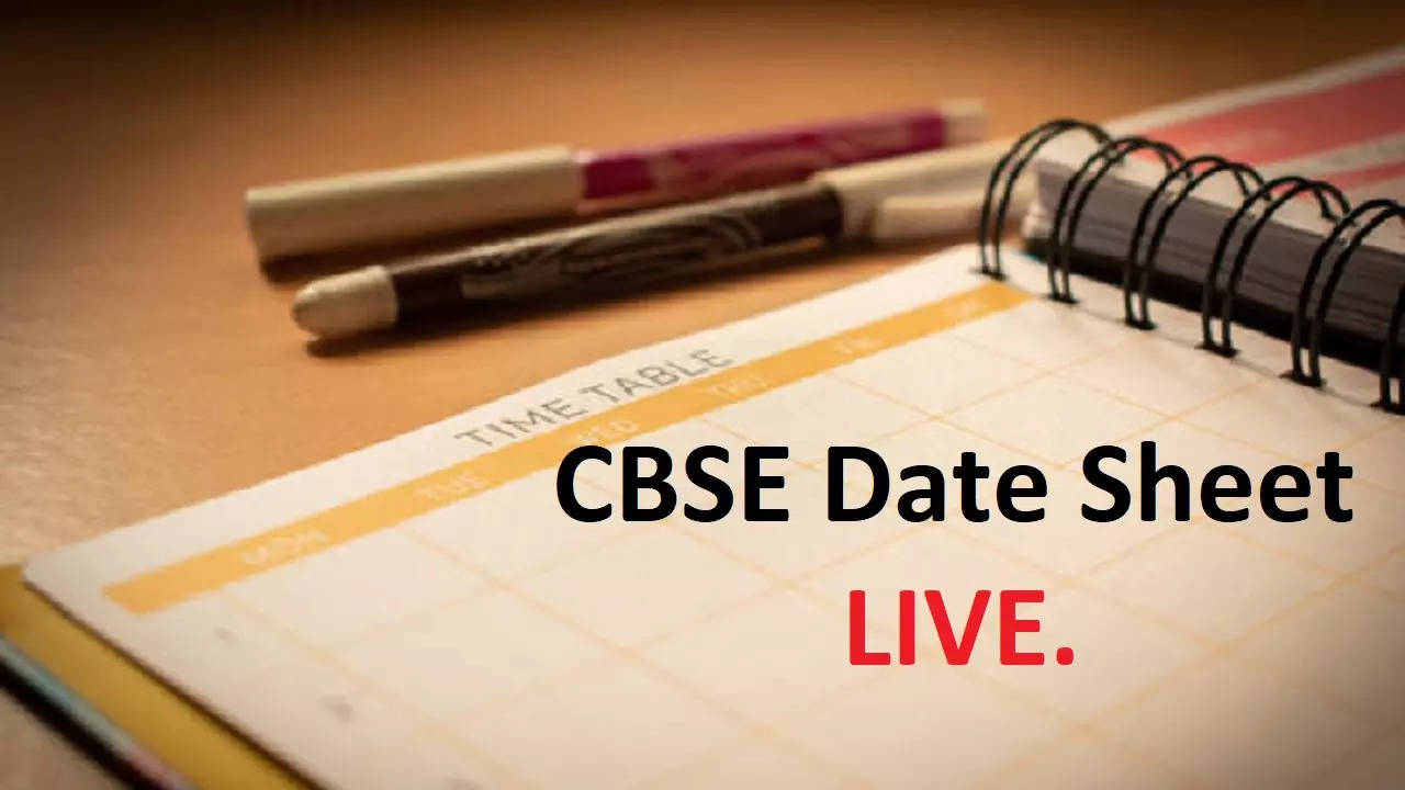 ऑनलाइन देखें सीबीएसई डेटशीट 2023, यह रही वेबसाइट cbse.gov.in