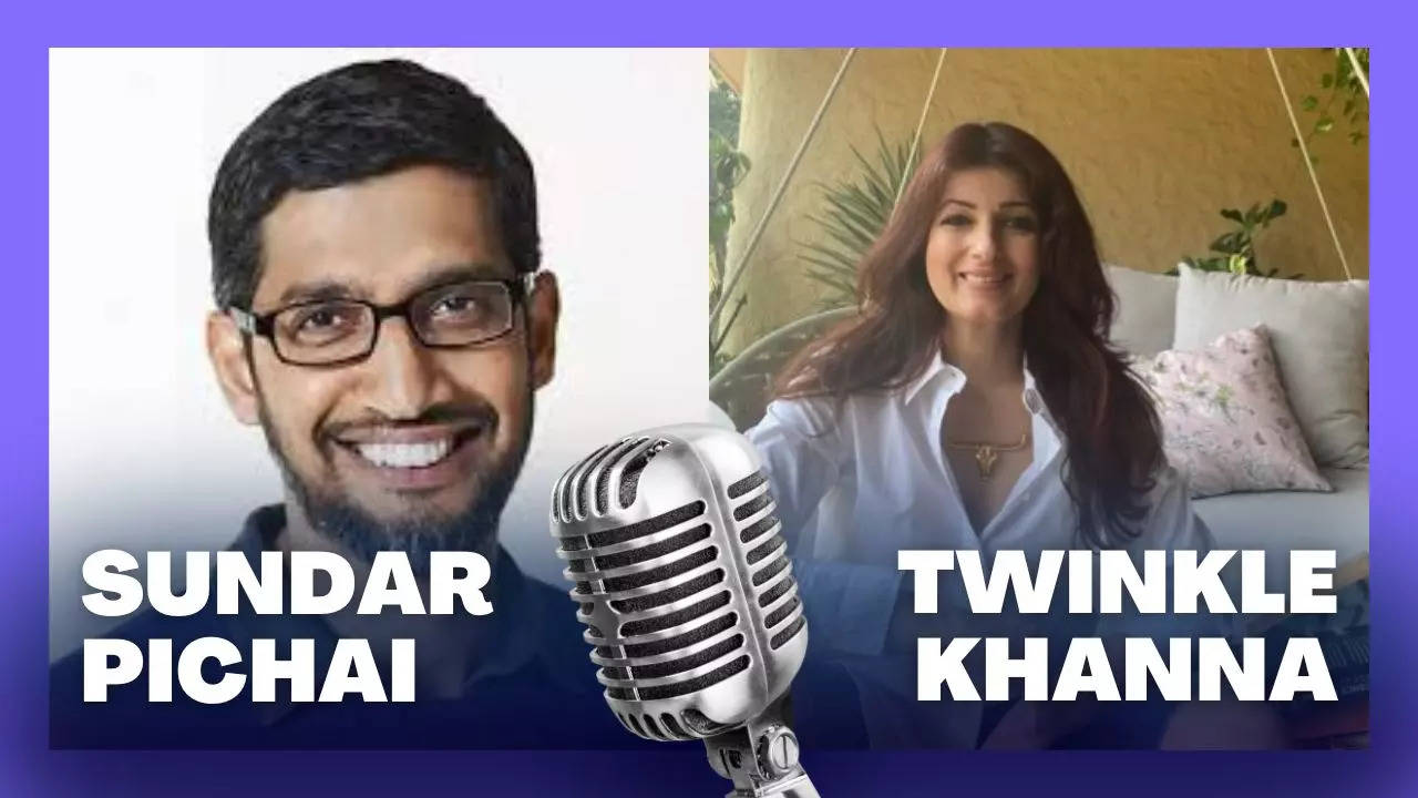 twinkle khanna interviews sundar pichai.