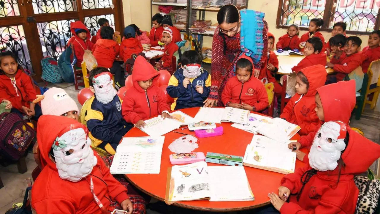 santa in schools