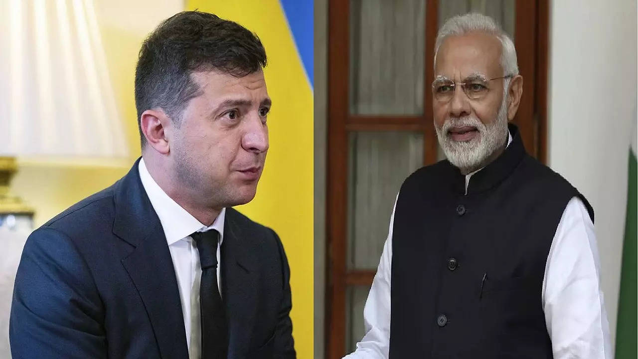 ukraine president zelensky talks with pm modi