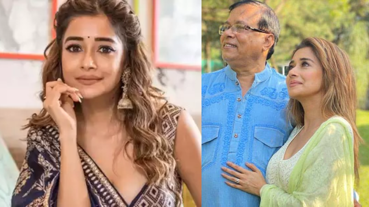 Tina Dutta Father in Bigg Boss