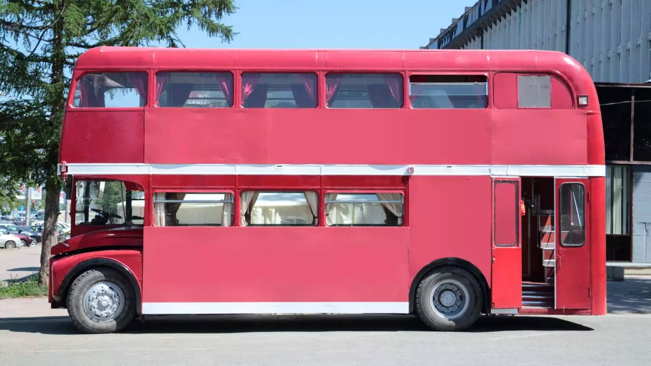 double decker bus.