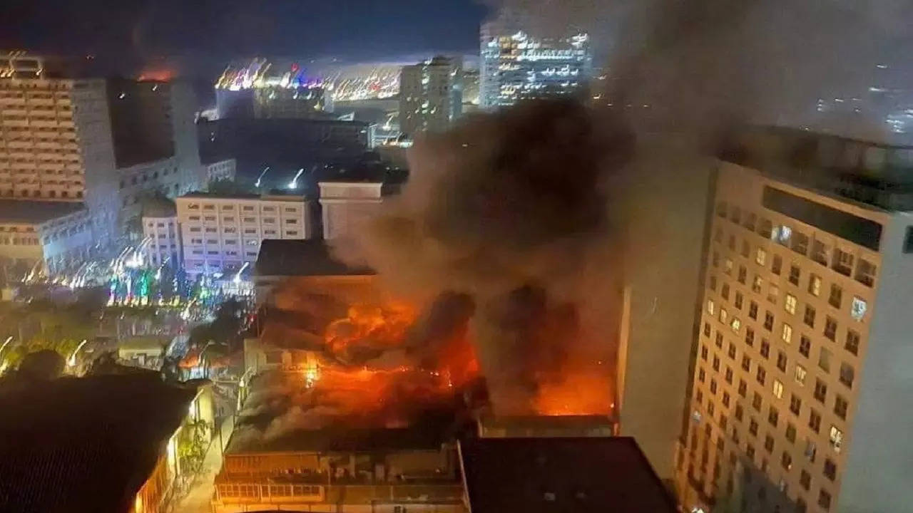 Cambodia hotel casino fire