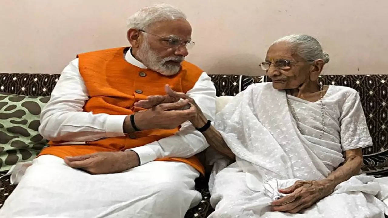 narendra modi and mother lesson