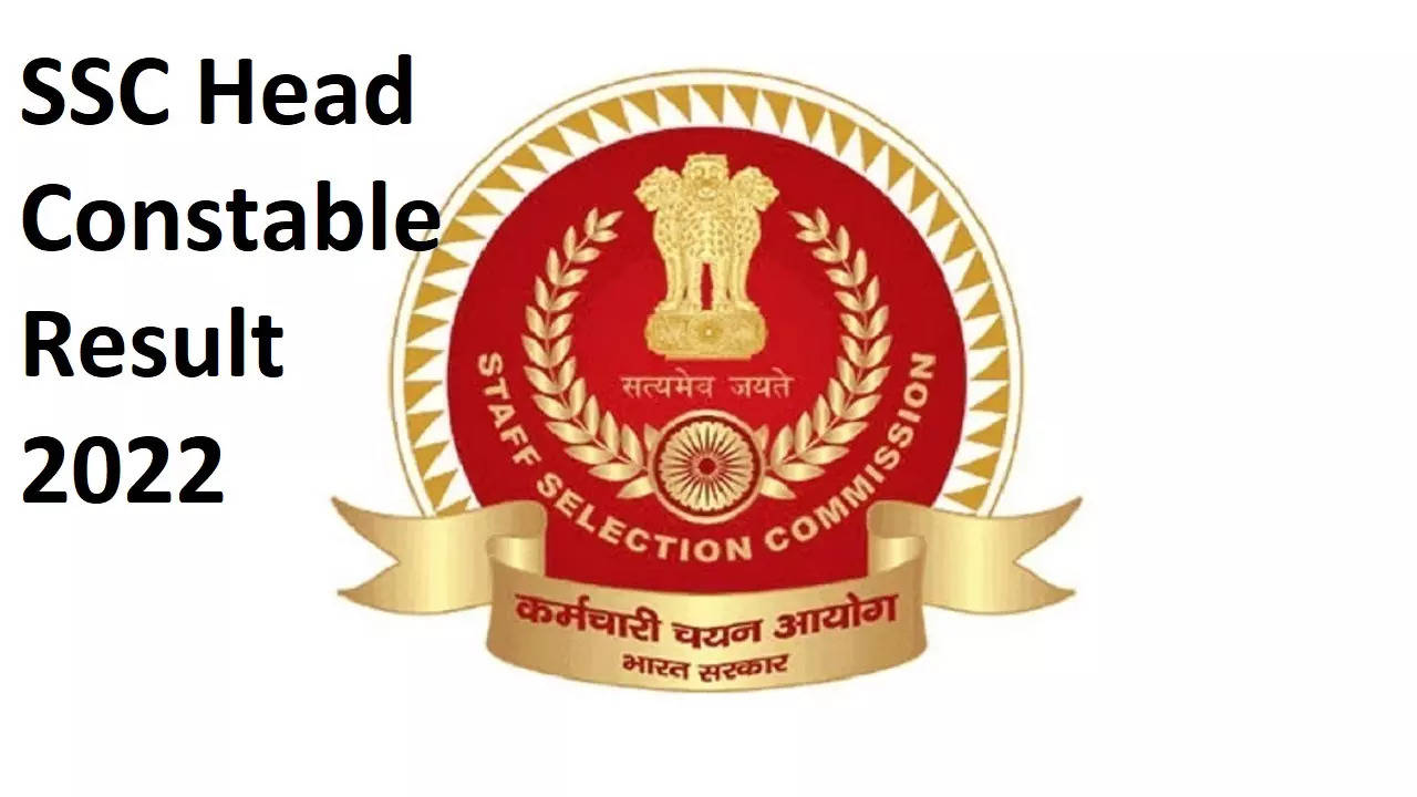 SSC Head Constable Delhi Police 2022 result