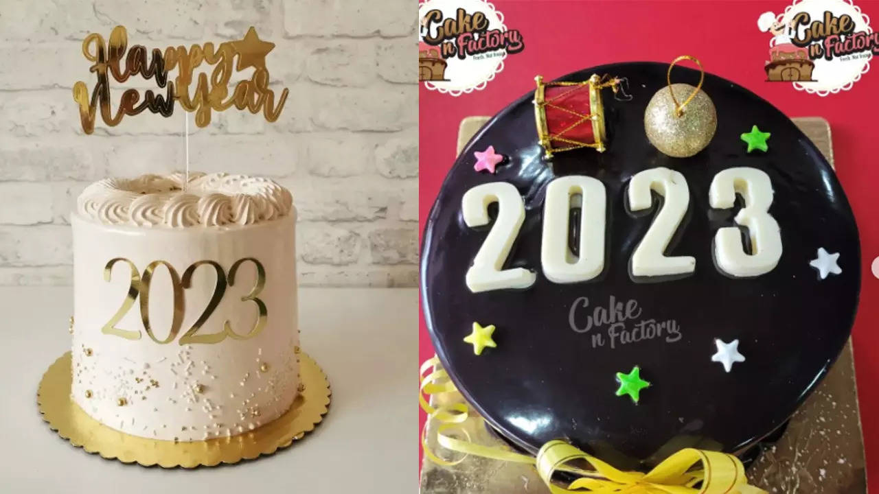 New Year Cake Designs 2023: नए साल में पार्टी के लिए बनाएं ये खास केक, देखें फोटोज