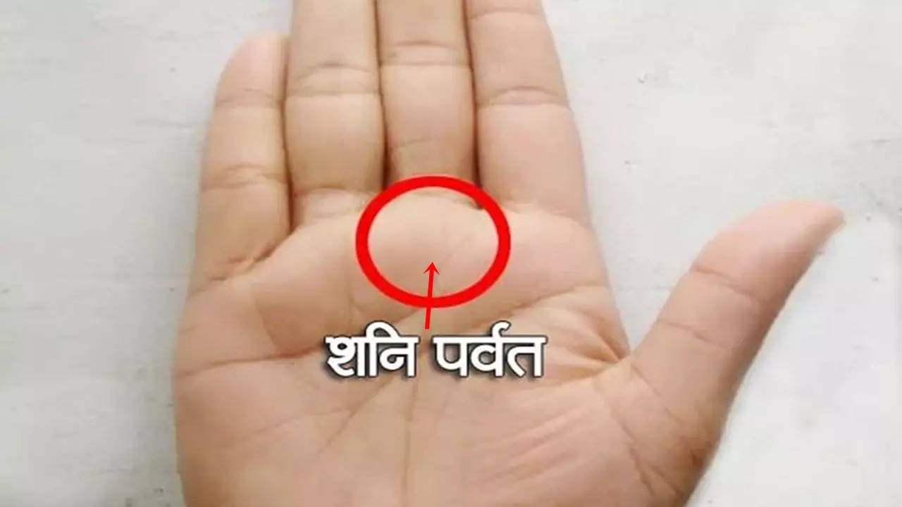 shani parvat in hand