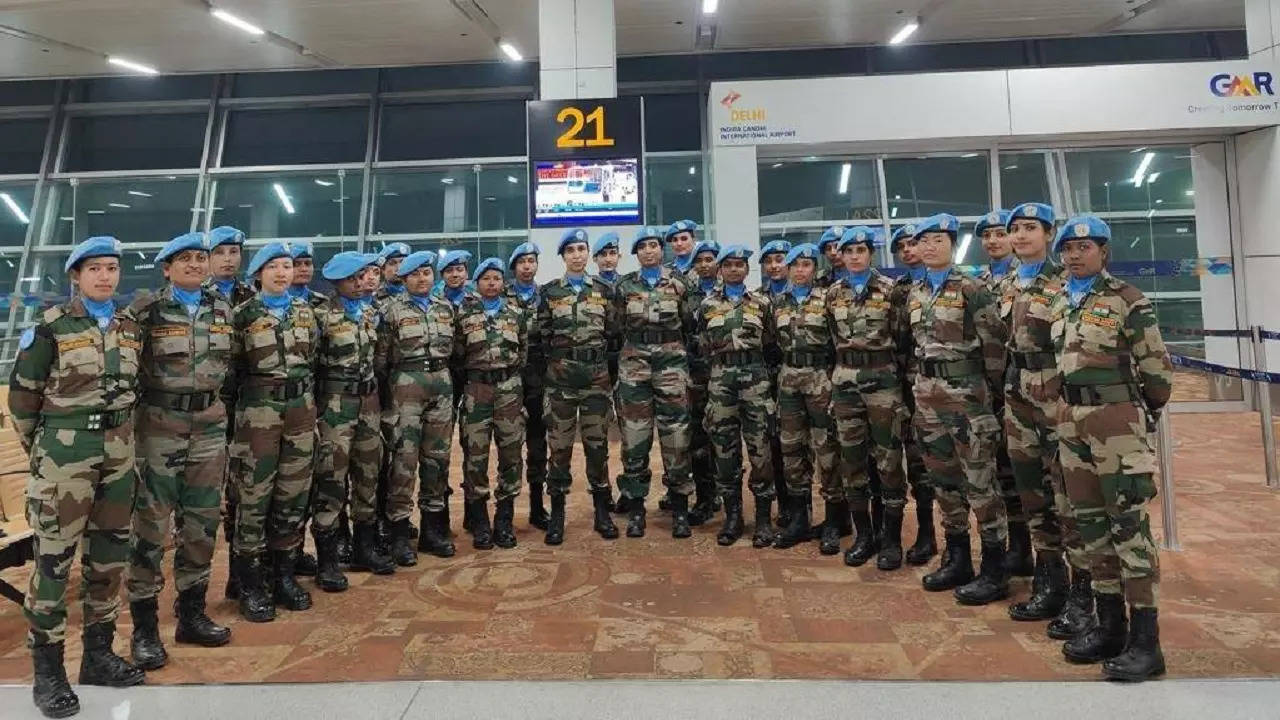 Indian army women Peacekeepers in UN