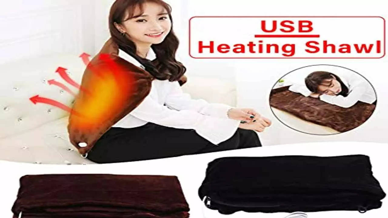 USB Heated Shawl Electric Heating Blanket