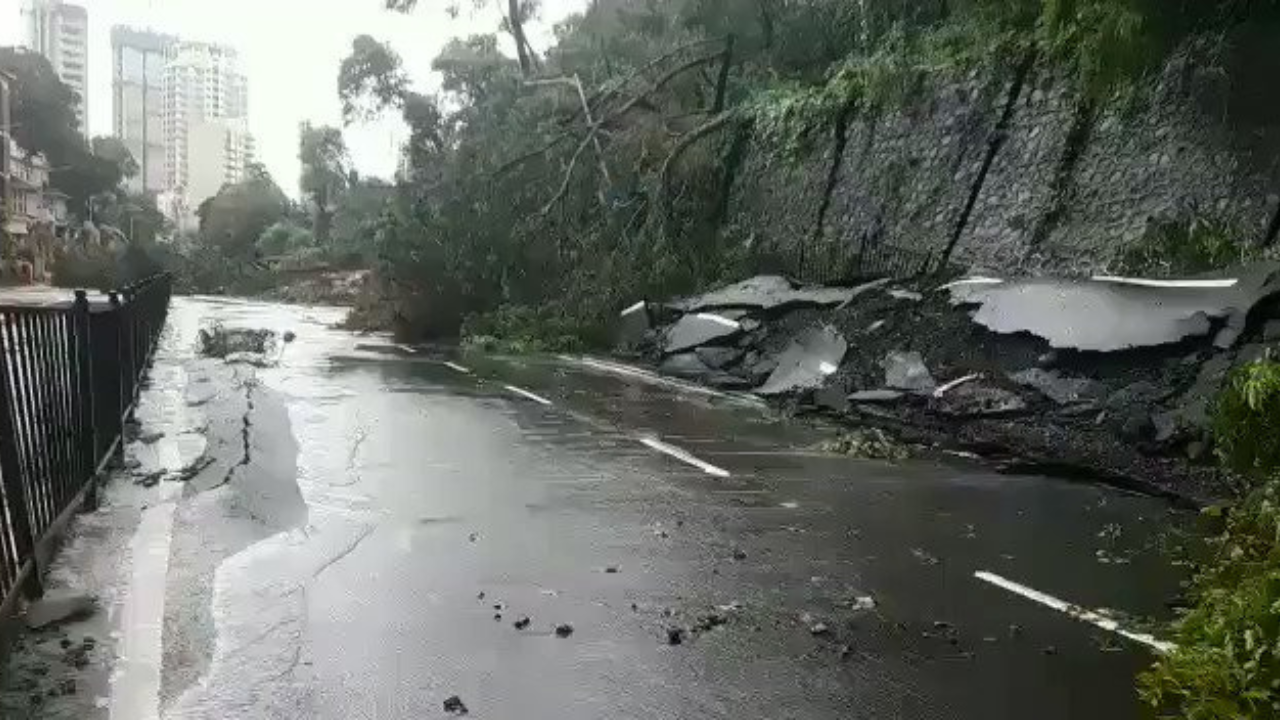 Landslide In Malabar Hill