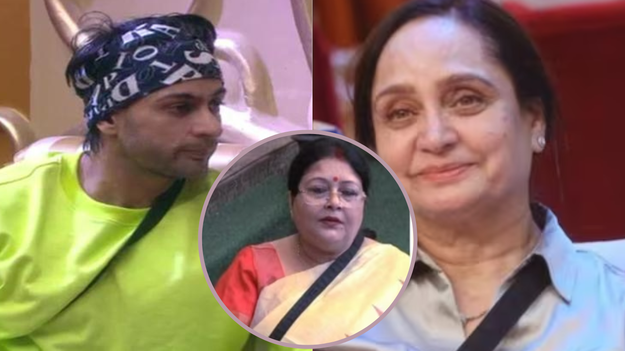 Shalin Bhanot and Tina Dutta Mother