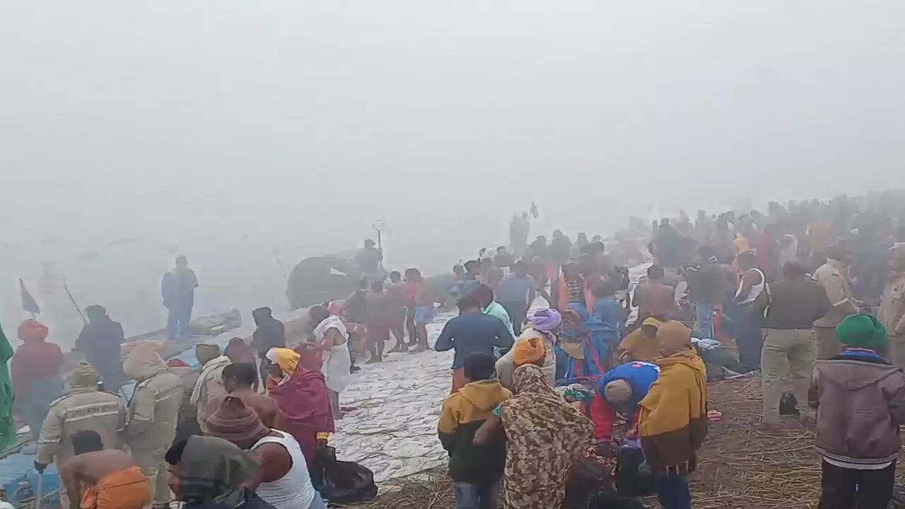 prayagraj sangam bathing