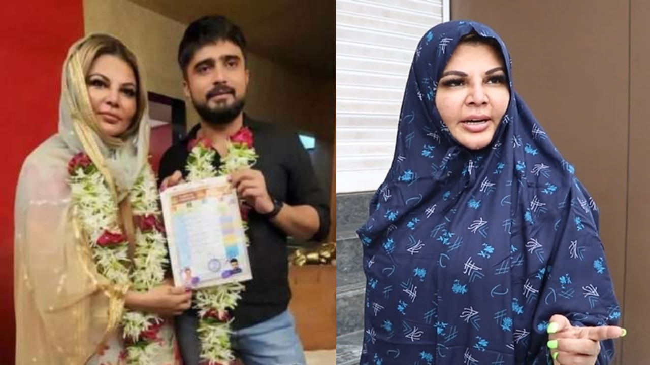 Rakhi Sawant and Adil Khan