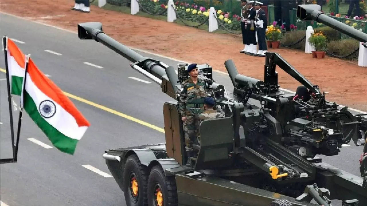 republic day parade gun salute