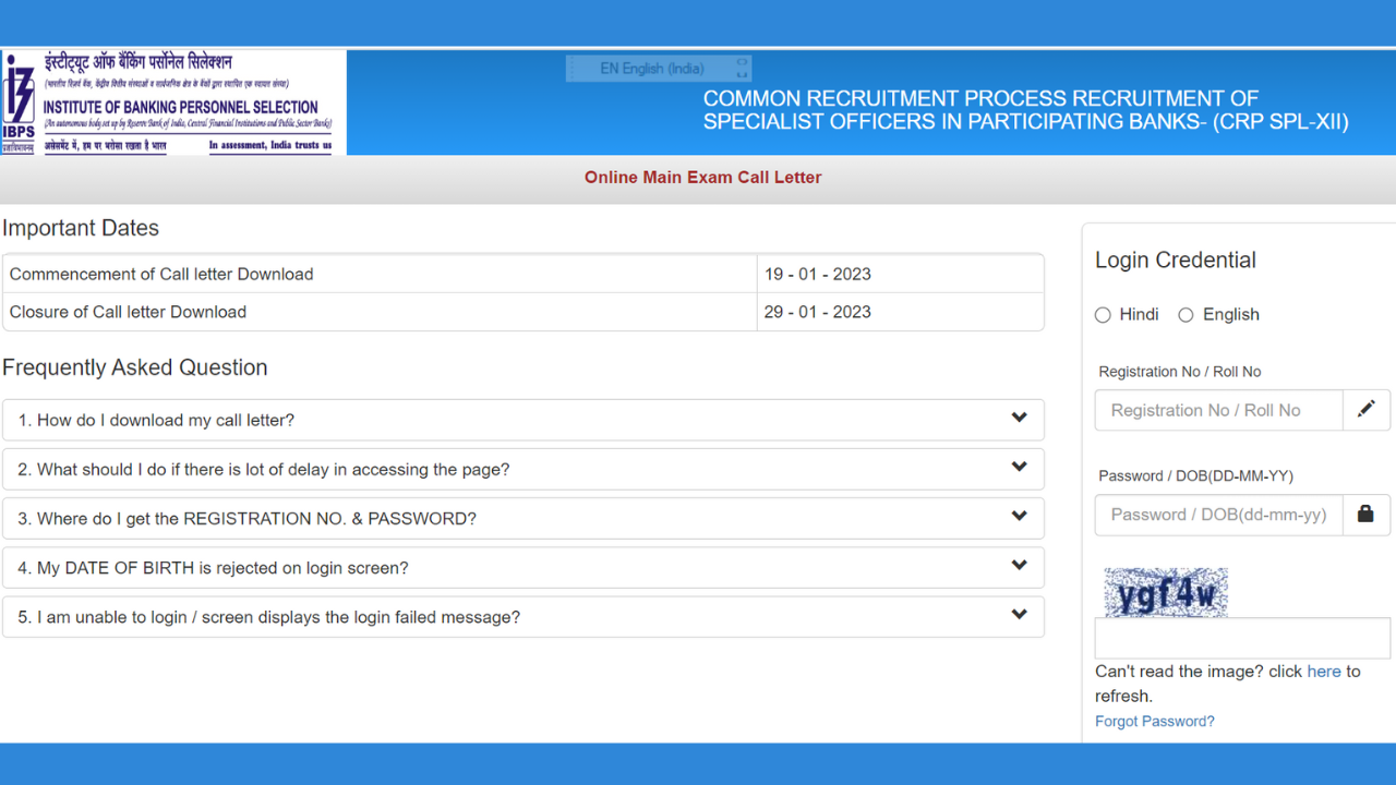 ibps so admit card 2023