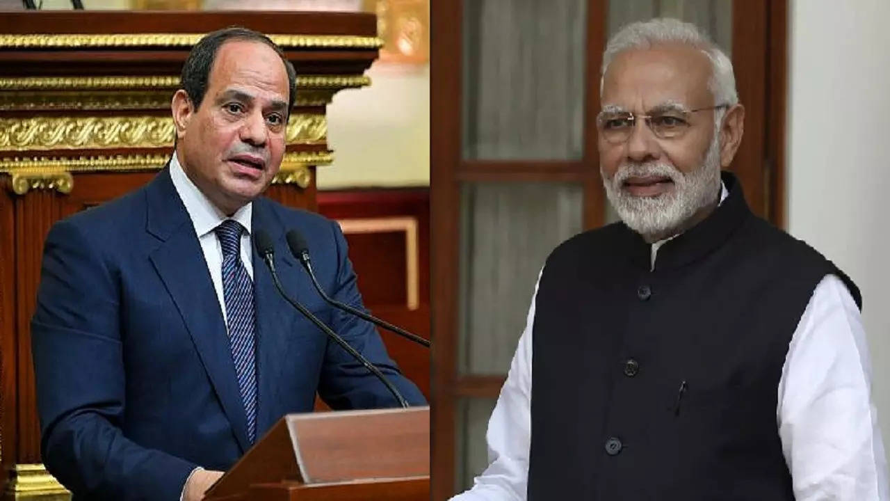 pm modi egypt president