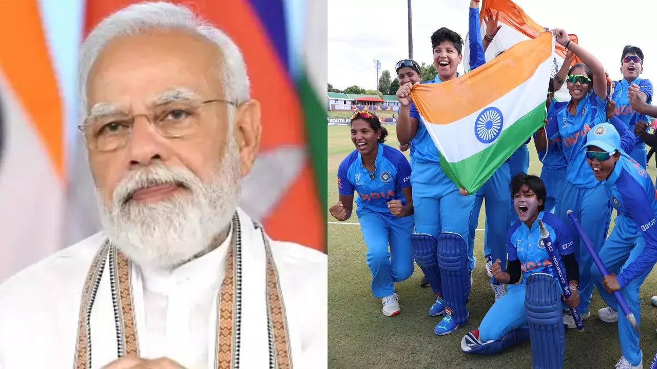 PM-Narendra-modi-Indian-u19-womens-cricket-team