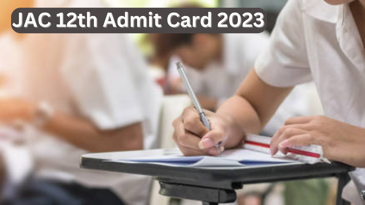 Jharkhand Board Inter Exam 2023 Admit card