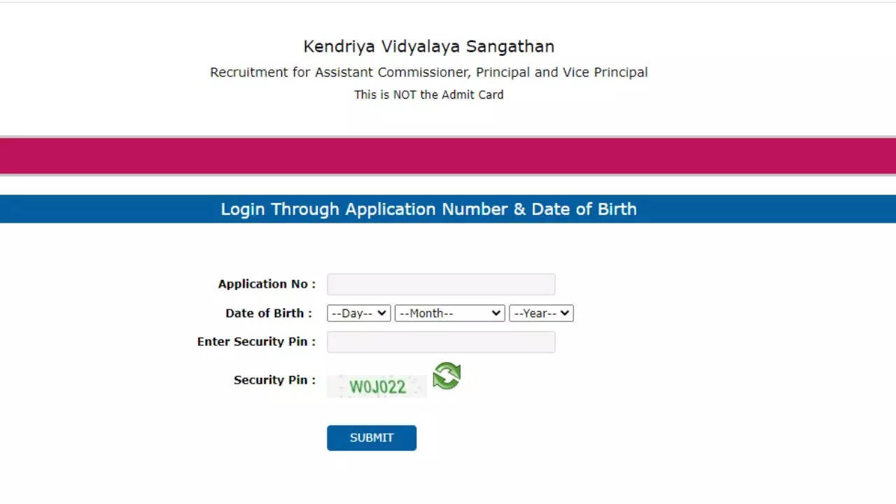 KVS Pre Admit Card 2023