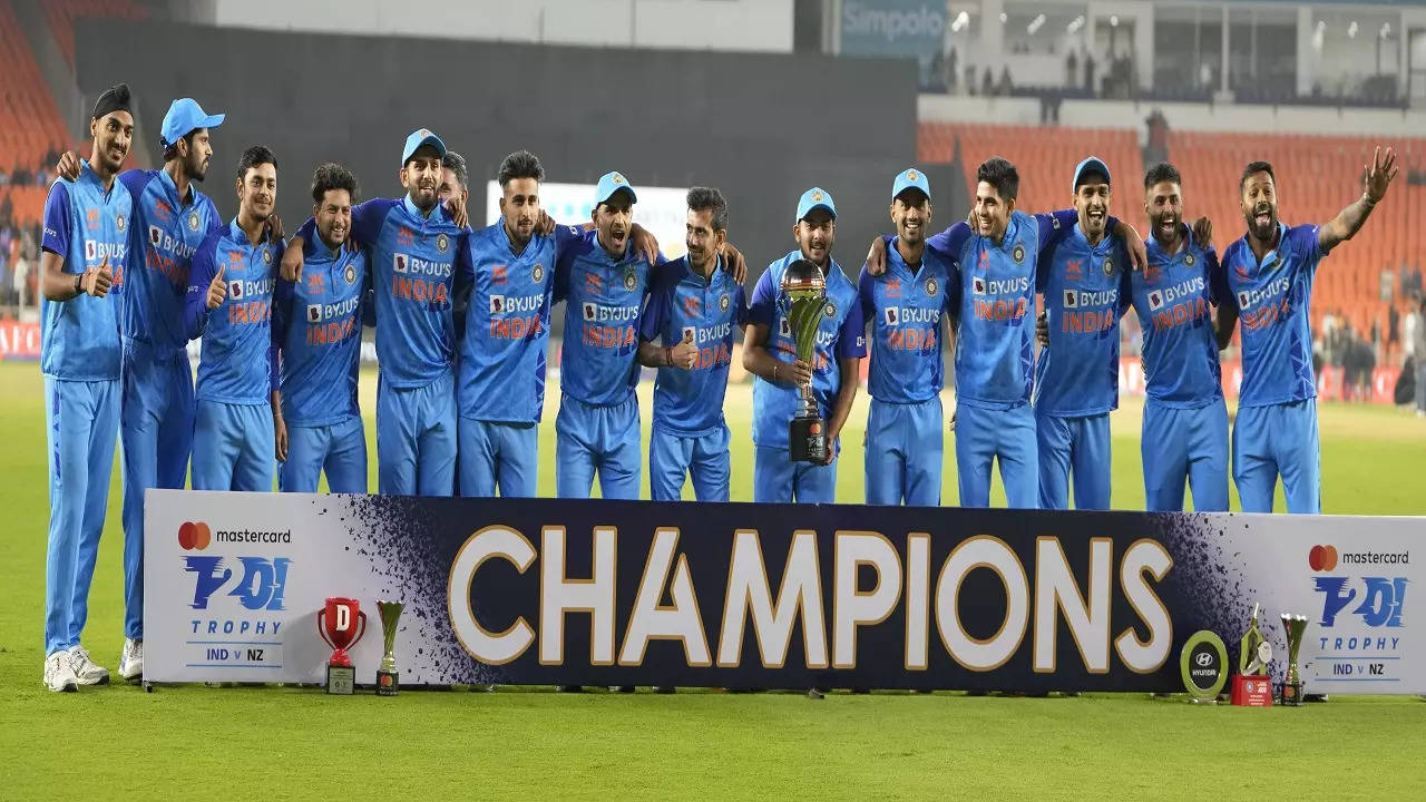 Indian-Cricket-team-Champion-vs New-Zealand-T20I