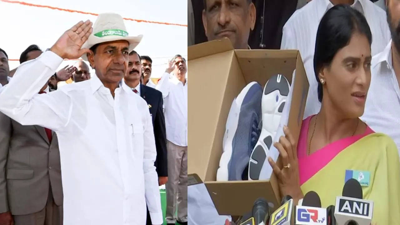 k chandrashekar rao, YS Sharmila