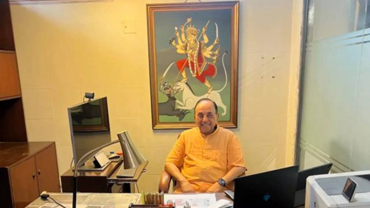 Subramanian Swamy Nizamuddin Office