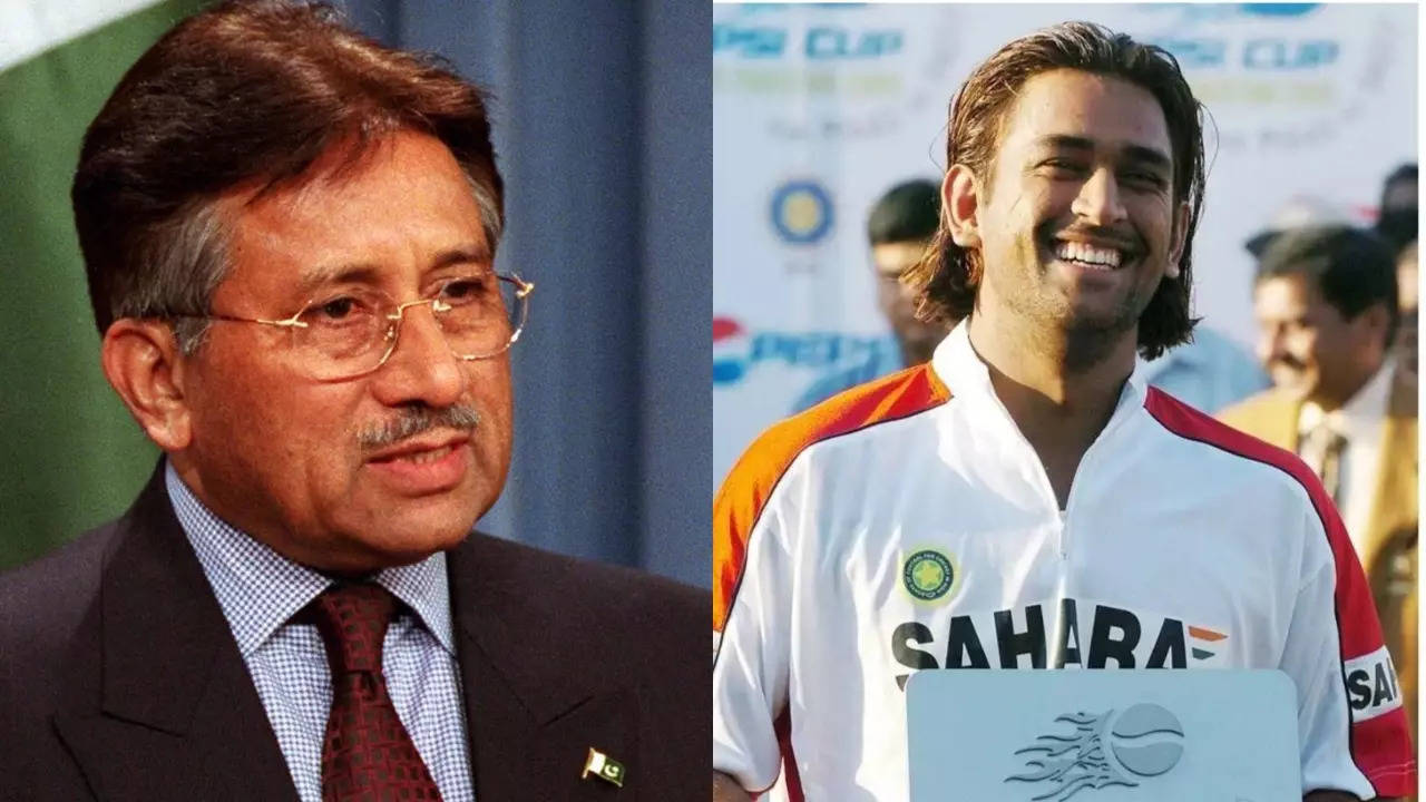 Pervez Musharraf And ms dhoni