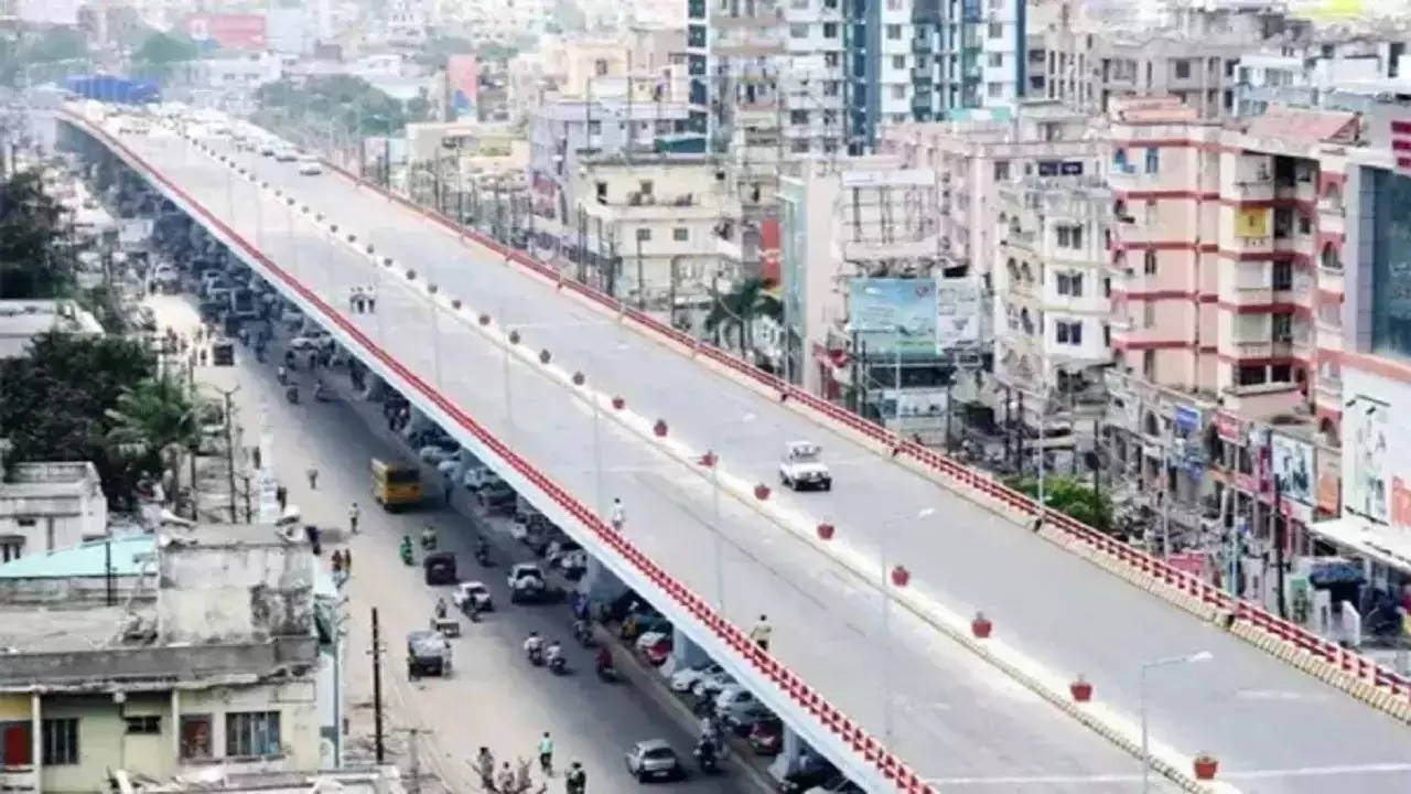 Lucknow Overbridge and underpass