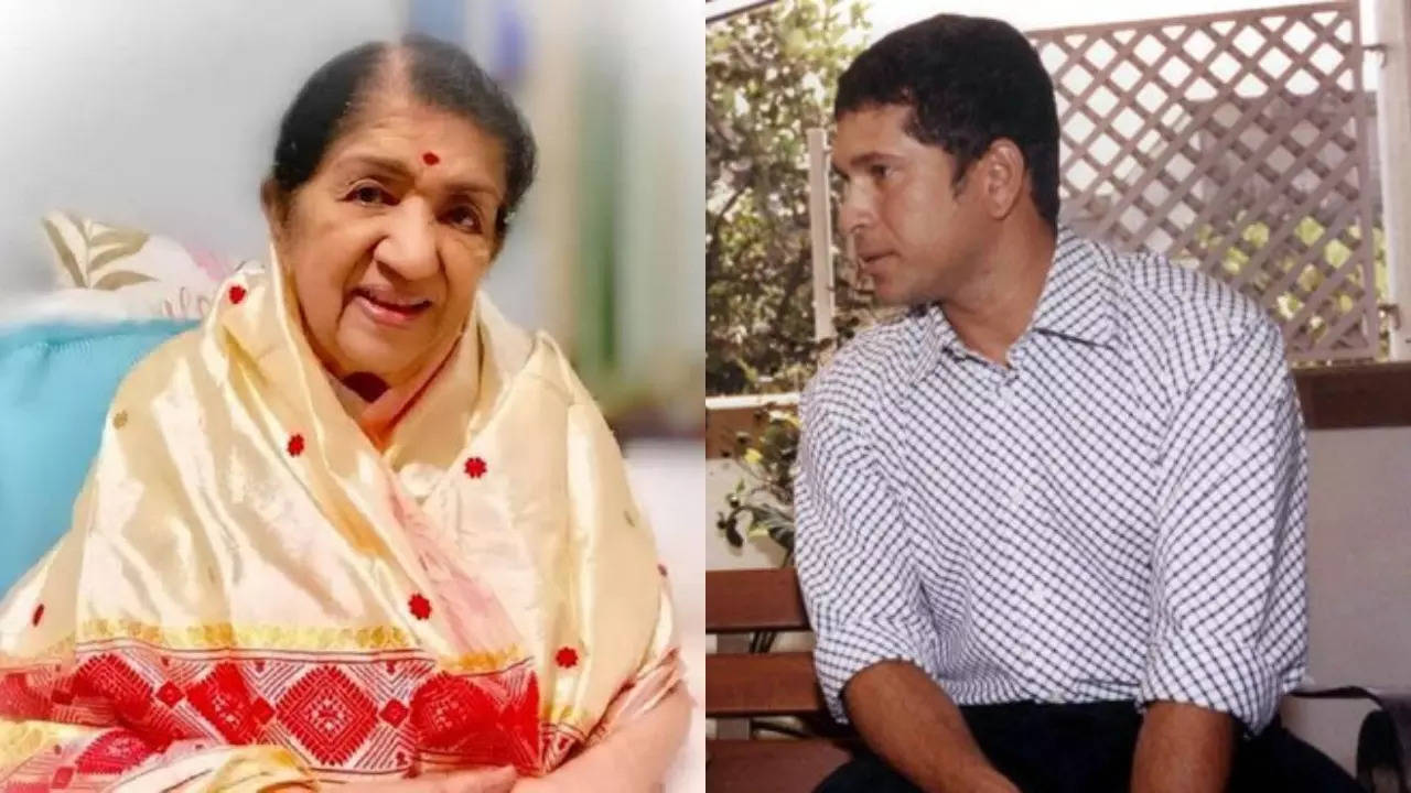 sachin tendulkar and lata mangeskar