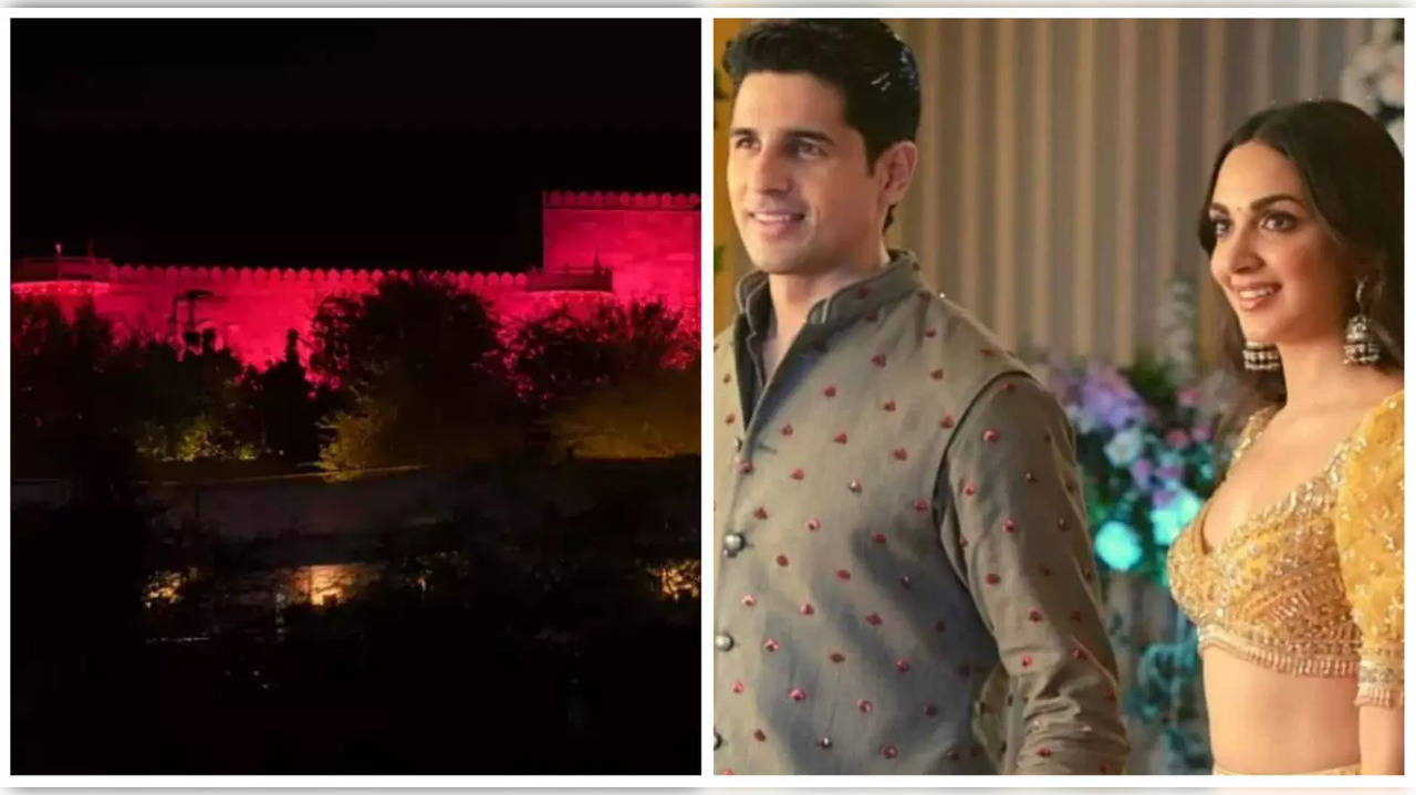 Collage Maker-06Sidharth Malhotra-Kiara Advani wedding: शुरू हो गया सिड-कियारा का संगीत, लाल लाइट्स से सजा सूर्यगढ़ पैलेस-Feb-2023-10.46-PM