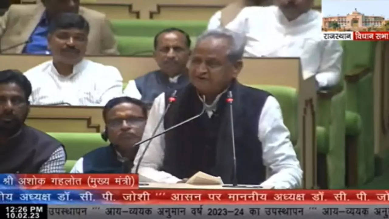 Ashok Gehlot Rajasthan Budget