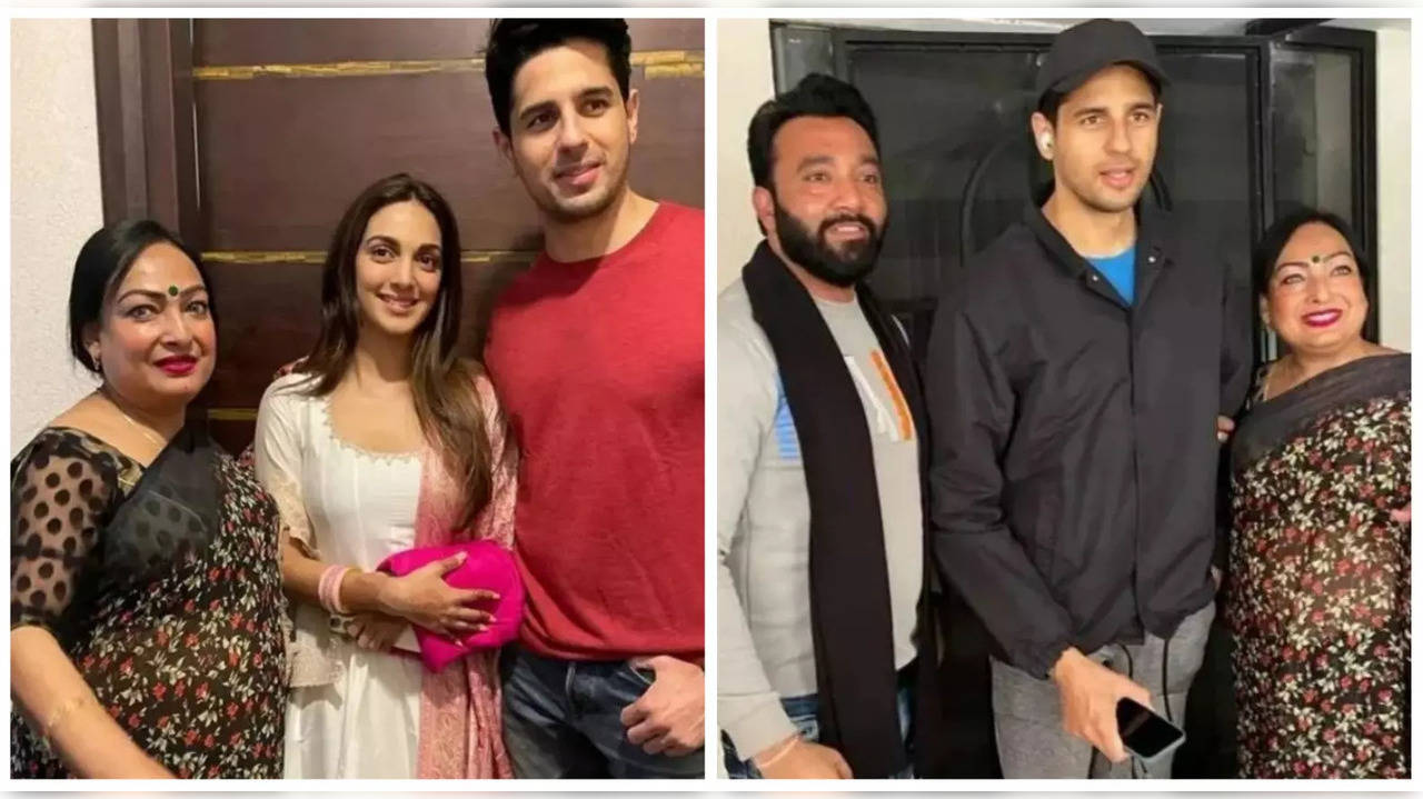 शादी के बाद Sidharth Malhotra-Kiara Advani को आशीर्वाद देने घर पहुंचे रिश्तेदार, तस्वीरें हुईं लीक