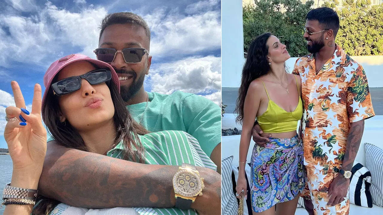 Hardik Pandya and Natasa Stankovic