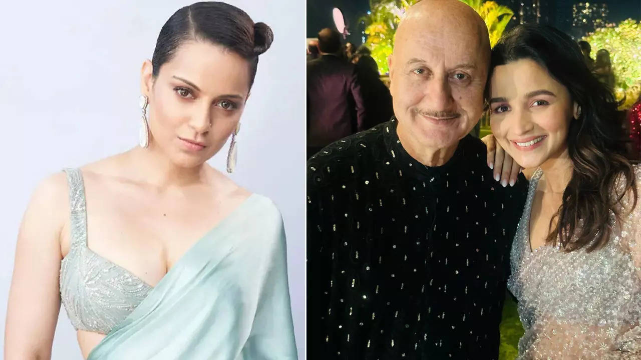 Kangana Ranaut, Anupam Kher and Alia Bhatt