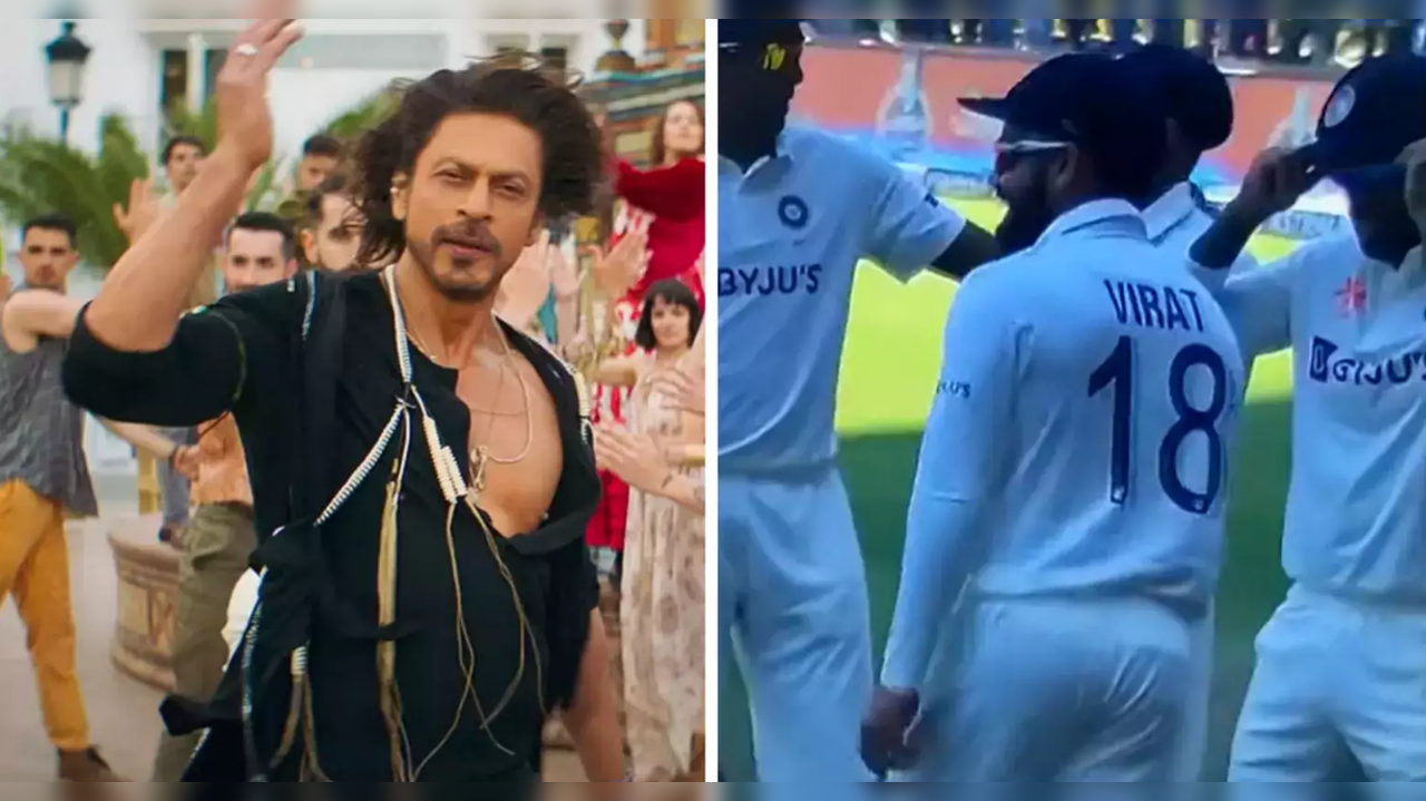 Jhoome Jo Pathaan गाने पर Virat Kohli का डांस देख Shah Rukh Khan बोले, 'ये लोग मुझसे बेहतर...'